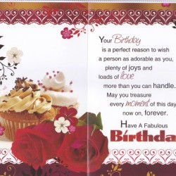 Birthday With Love Card