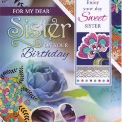 Sweet Sister Birthday Card