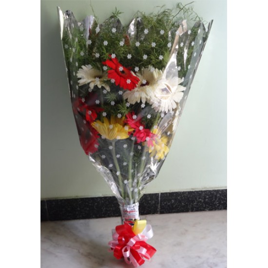 colorful gerbera bouquet
