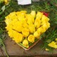 Blooming Love Cute basket  - Yellow Delight