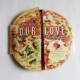 Pizza card Love dairy milk combo