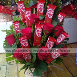 Premium Kitkat Chocolate Bouquet